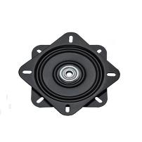 Swivel Plate 360DG-FB, 179x179mm, Black ZP, Load Cap. 200KG,