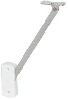 Lid Stay W/Built In Catch, 200mm, NPL/White, Right
